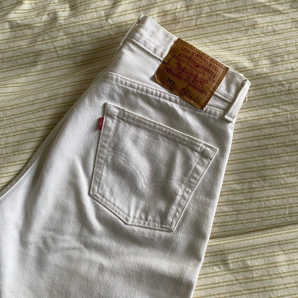 COPY - Levi’s 501 White Jeans